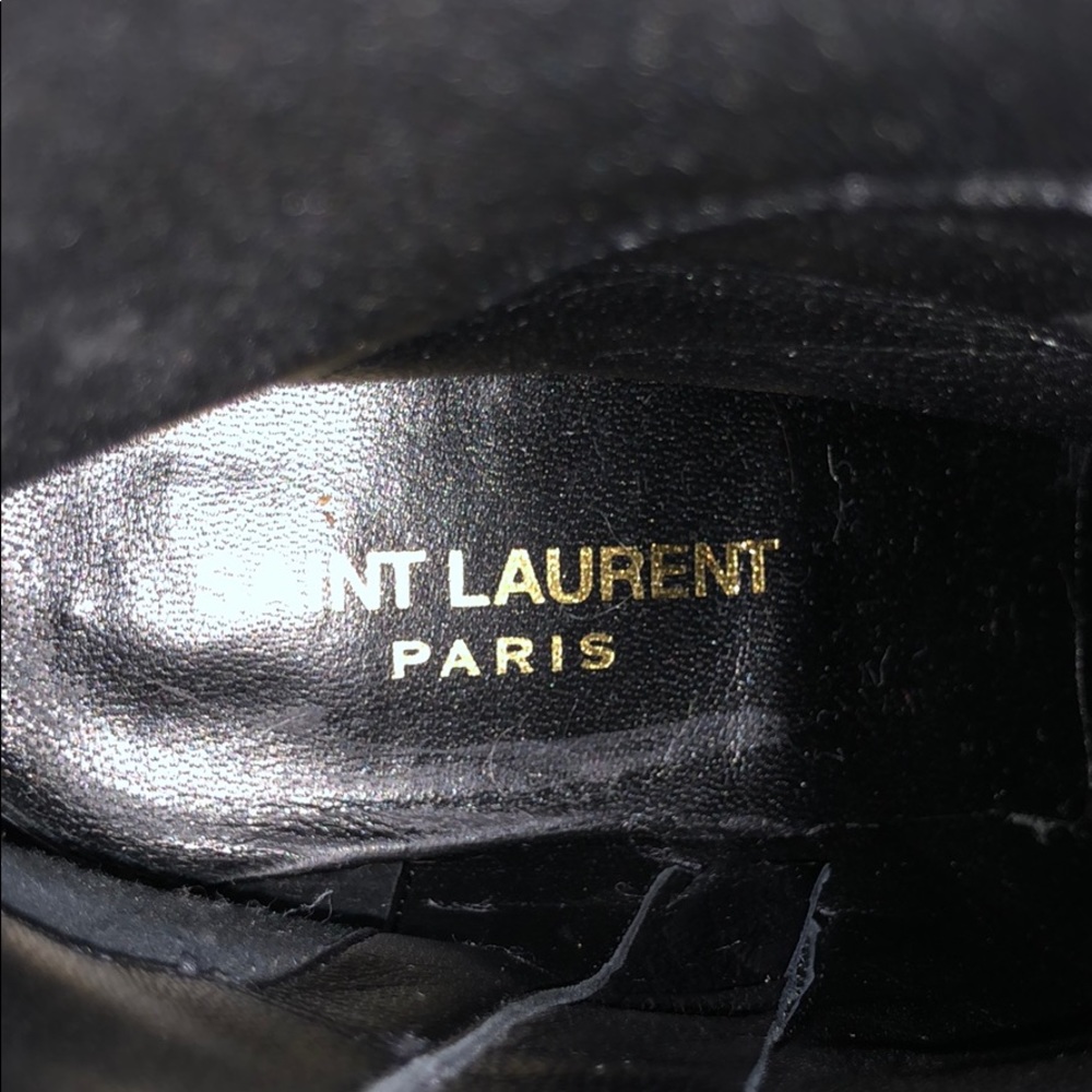 HOST PICK • SAINT LAURENT ANKLE STRAP BOOTS - Picture 8 of 8